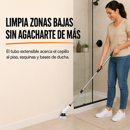Cepillo Eléctrico Recargable para Limpieza